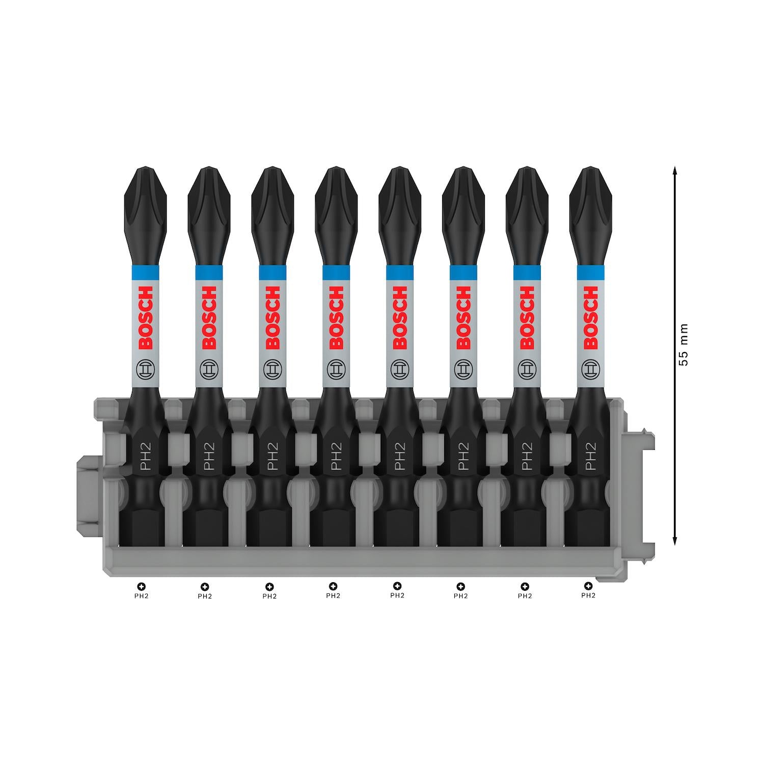8 Puntas Ph2 X 50mm Impact Control Bosch 2608.522.330 - 000 - Herram.cl