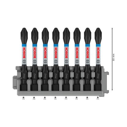 8 Puntas Ph2 X 50mm Impact Control Bosch 2608.522.330 - 000 - Herram.cl