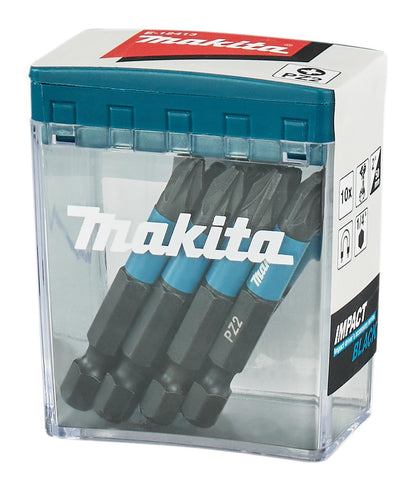 Pack Puntas Impact Black PZ2x50mm 10 Pzas. - Makita - Herram.cl
