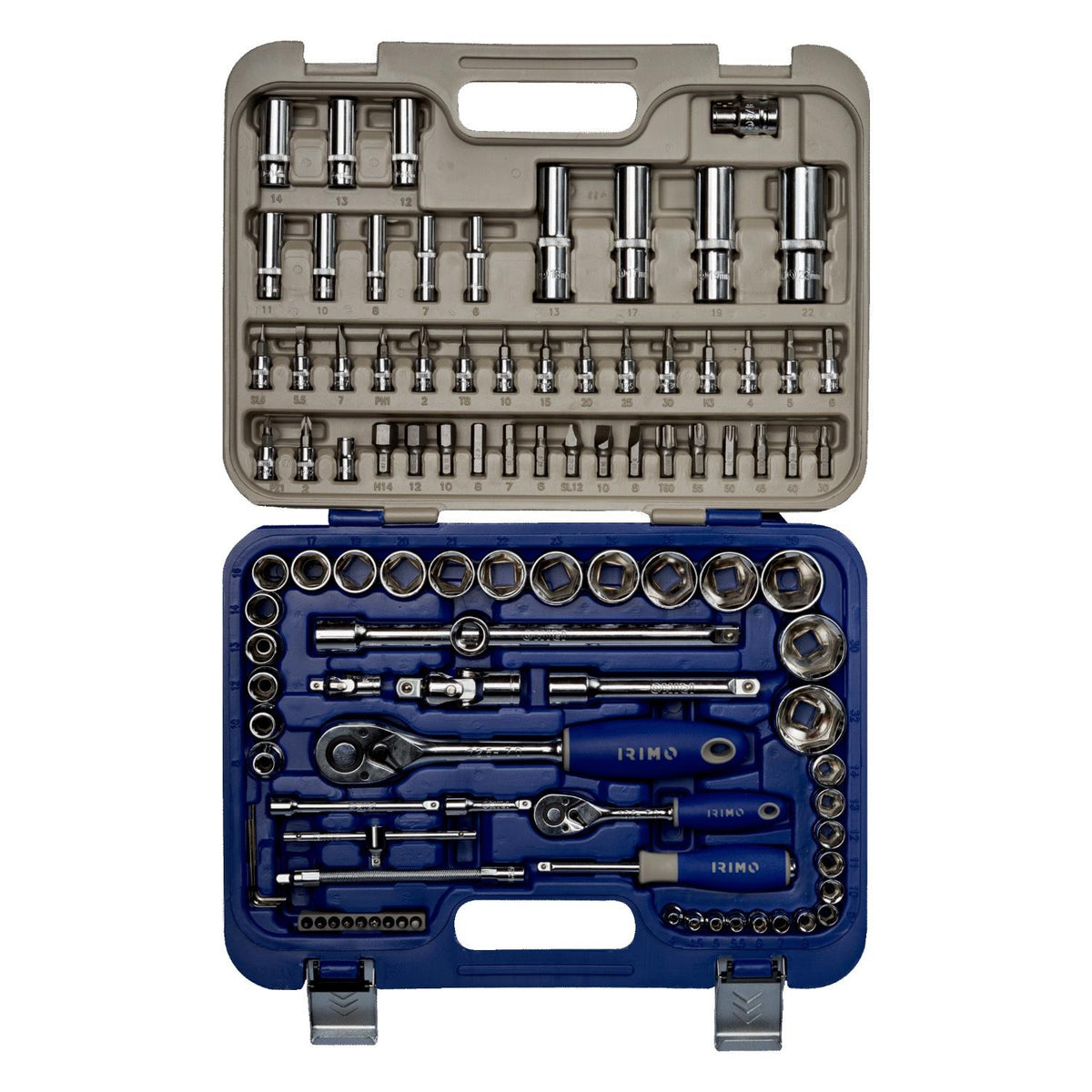 Juego De Dados 1/4'' y 1/2'' 101 Pzas - Irimo - Herram.cl