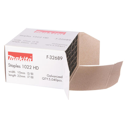 Grapa Galvanizada Calibre 23 10x22mm 5.040 Und. - Makita - Herram.cl