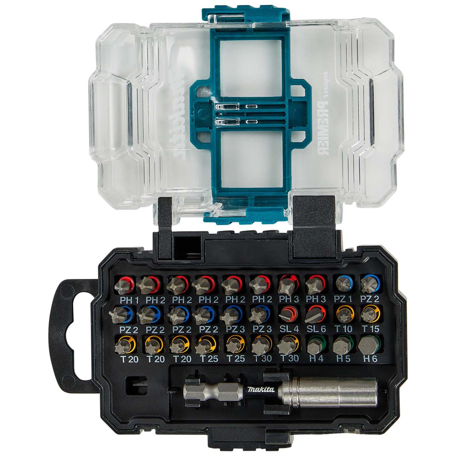 Set Puntas Torsión Impact Premier 25mm 31 Pzas - Makita - Herram.cl