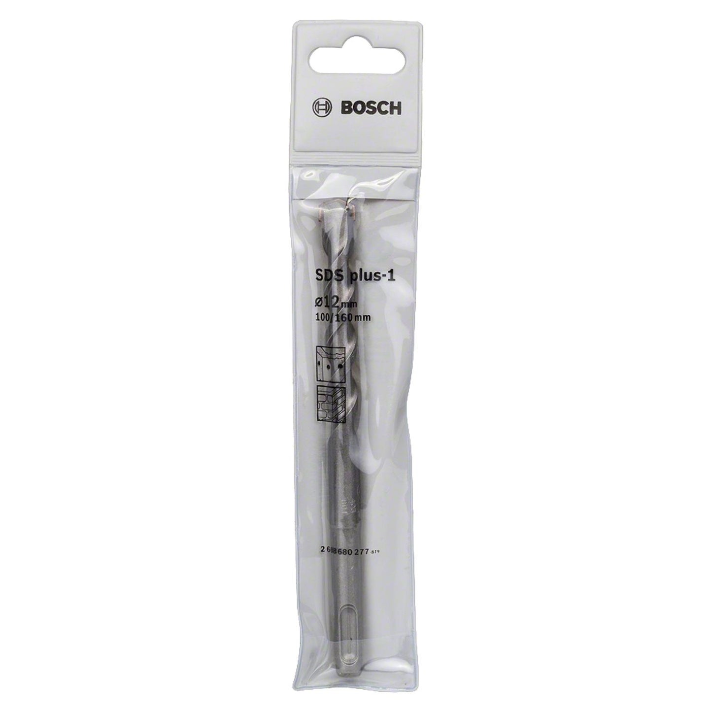 Broca SDS - Plus - 1 - 2 aristas - 12x100x160mm - Bosch - Herram.cl