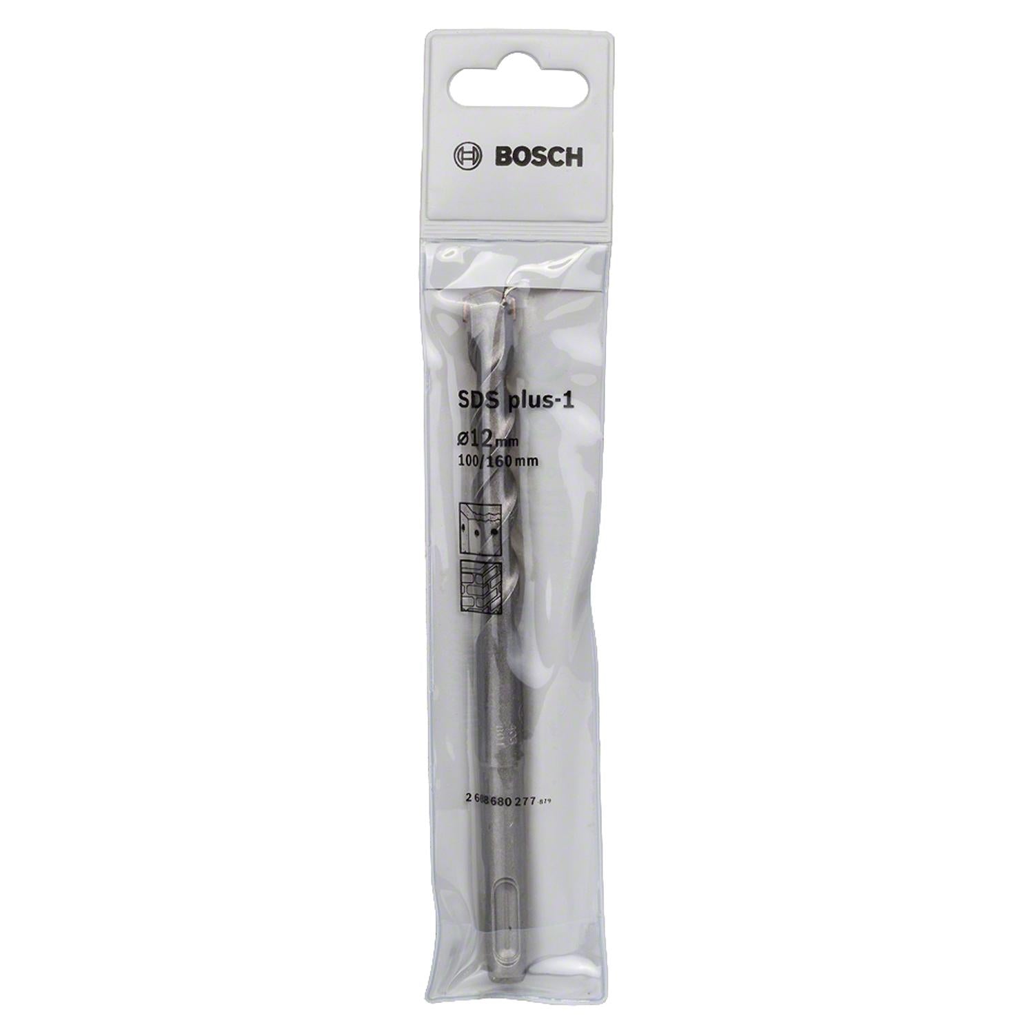 Broca SDS - Plus - 1 - 2 aristas - 12x100x160mm - Bosch - Herram.cl