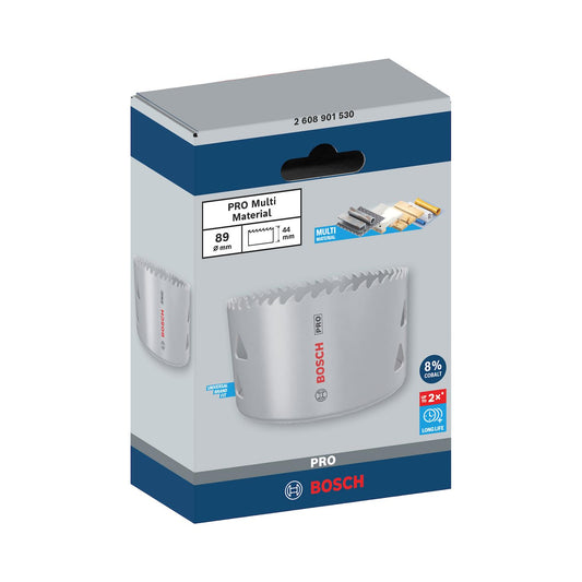 Sierra Copa PRO Bosch Multi Material 8% Co Ø89mm (3-1/2'') - Herram.cl