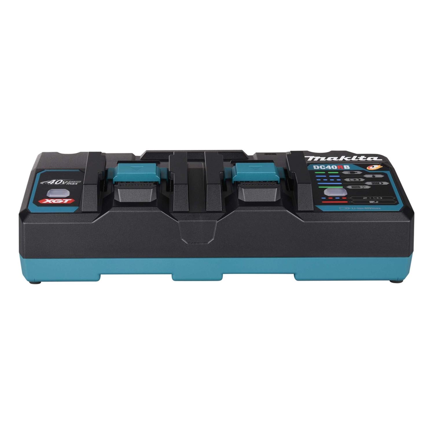 Cargador rápido doble XGT 40 V Max. (DC40RB) Bolsa - Makita - Herram.cl