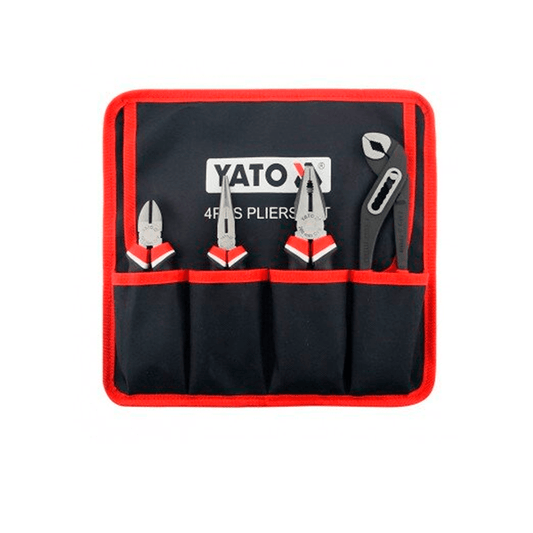 Juego De Alicates Y Tenazas 4 Pzas YT - 39619 - Yato - Herram.cl