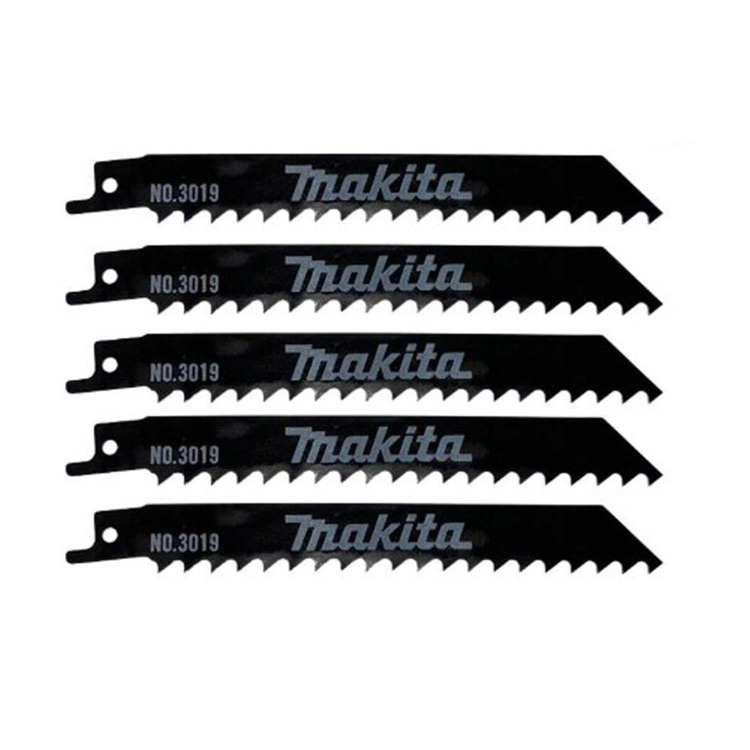 Pack 5 Hojas Sierra Sable HCS 150x17x1mm Madera - Makita - Herram.cl
