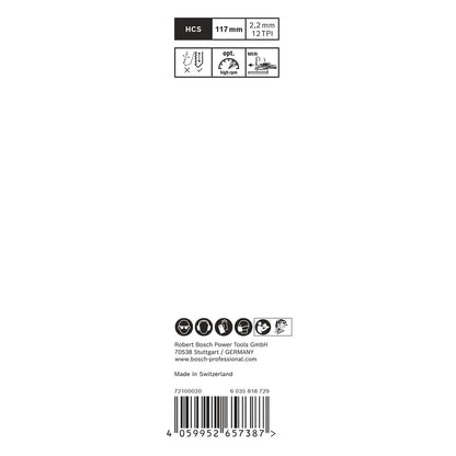 Hoja Caladora Expert T308B Madera Recta 2 Pzas - Bosch - Herram.cl