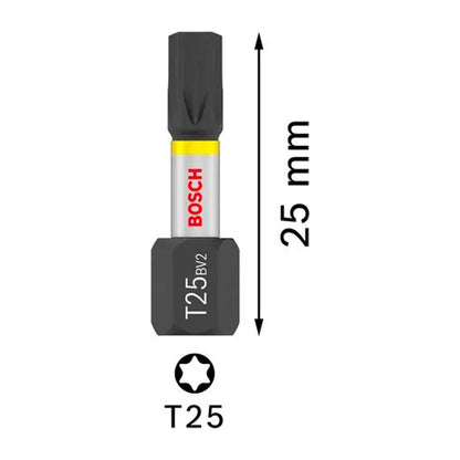 Puntas PRO Impact T25xmm 25 Pzas - Bosch - Herram.cl