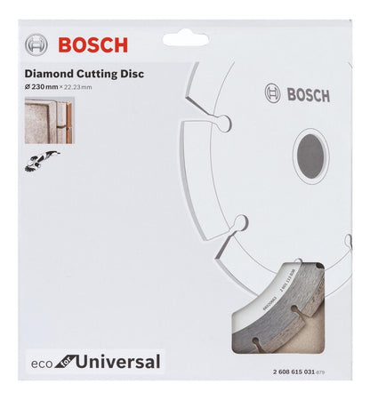 Disco Diamantado Segmentado Universal 230x2,6mm - Bosch - Herram.cl