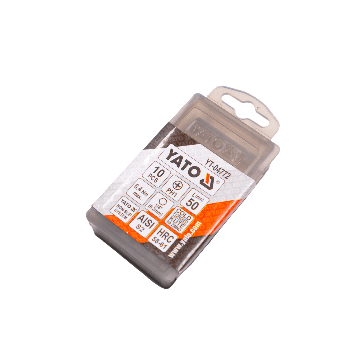 Puntas De destornillar S2 PH1x50mm 10 Pzas - Yato - Herram.cl