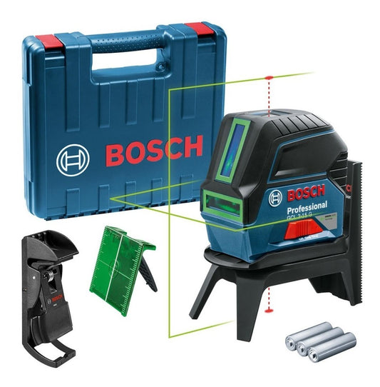 Nivel Láser De Líneas Verdes Bosch Gcl 2 - 15 G + Soporte Rm1 - Herram.cl