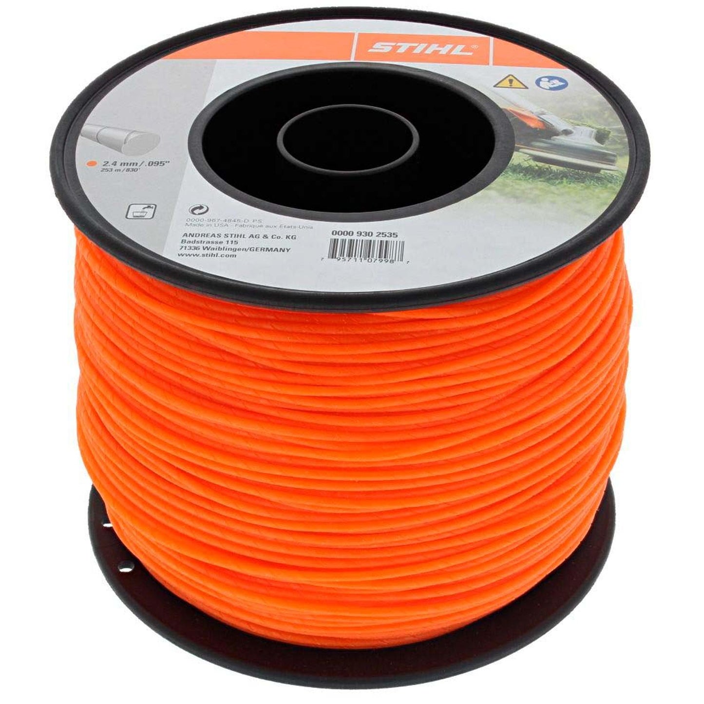Hilo de Corte redondo y silencioso Ø2.4mm / 253m - Stihl - Herram.cl