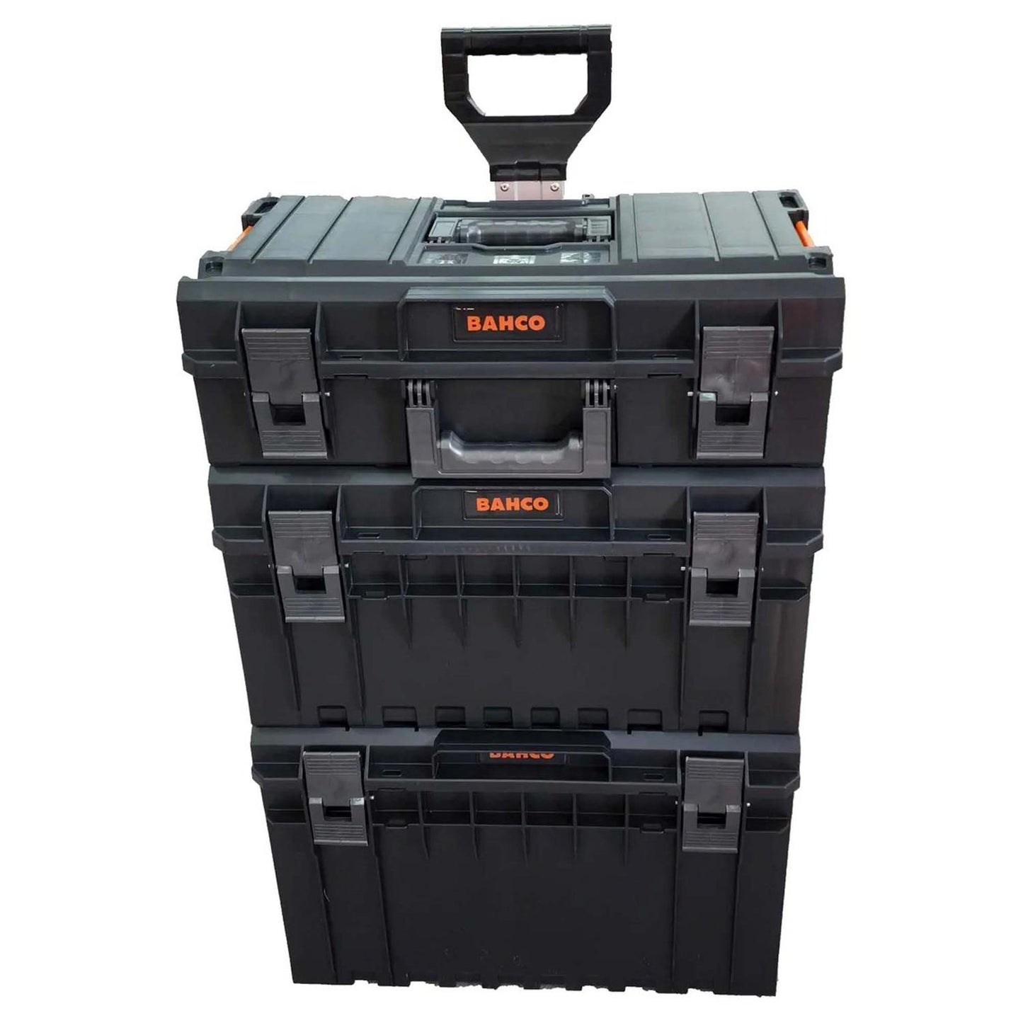 Caja Organizadora Apilable 3 - 1 Con Ruedas - Bahco - Herram.cl