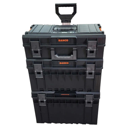 Caja Organizadora Apilable 3 - 1 Con Ruedas - Bahco - Herram.cl