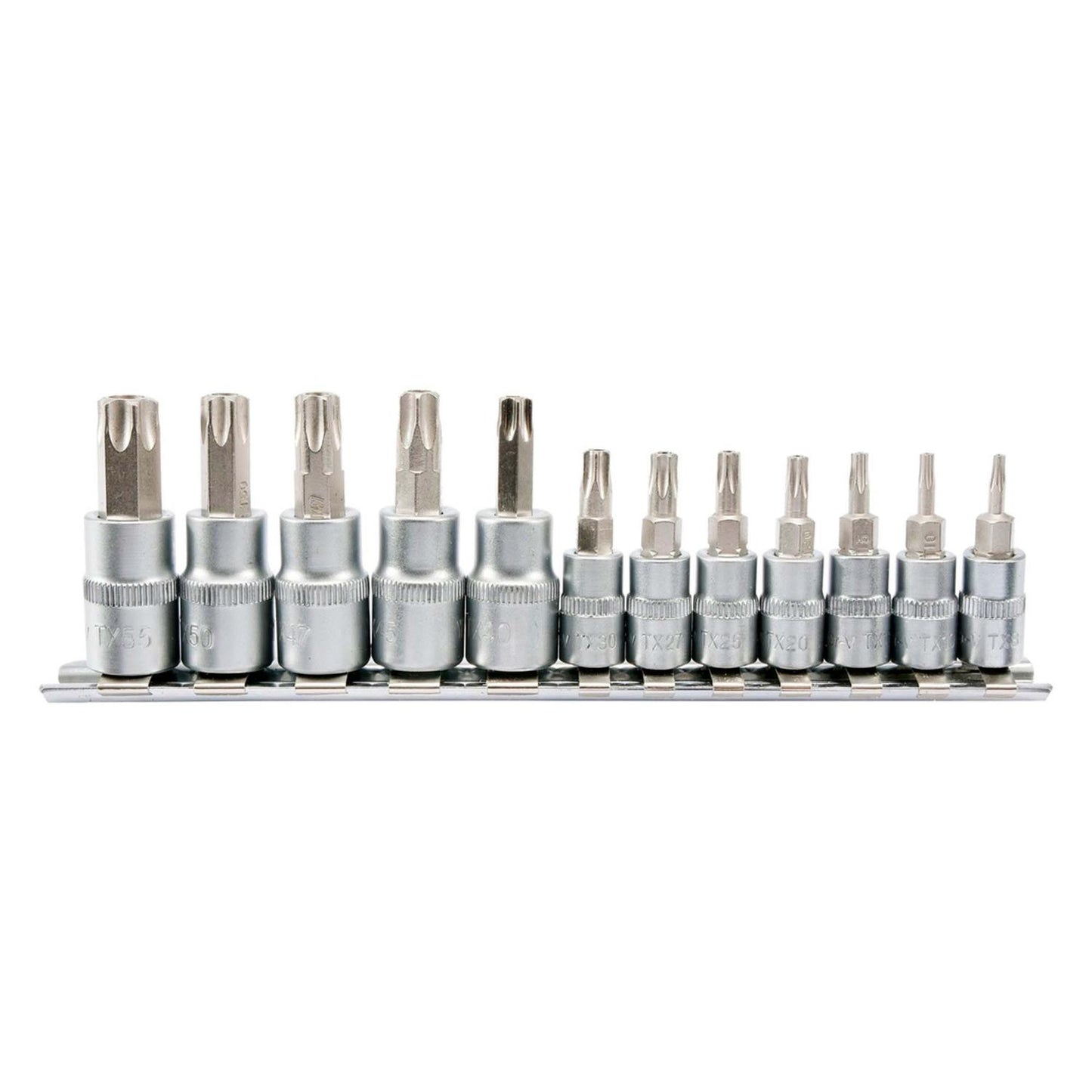 Juego Dados Torx de Seguridad 1/4'' Y 3/8'' 12 Pzas - Yato - Herram.cl