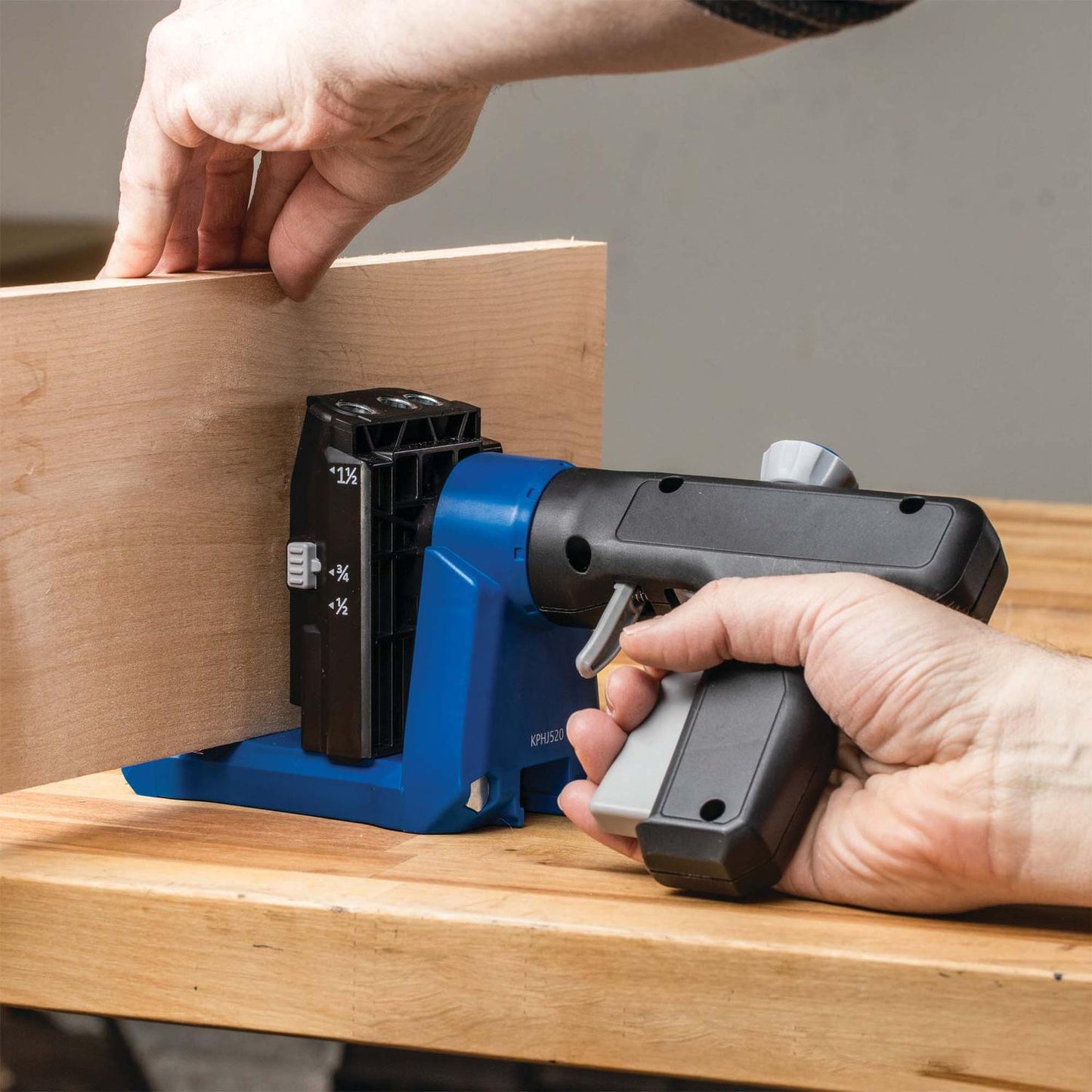 Guia para agujeros de bolsillo (Oculto) - Kreg 520Pro - Herram.cl