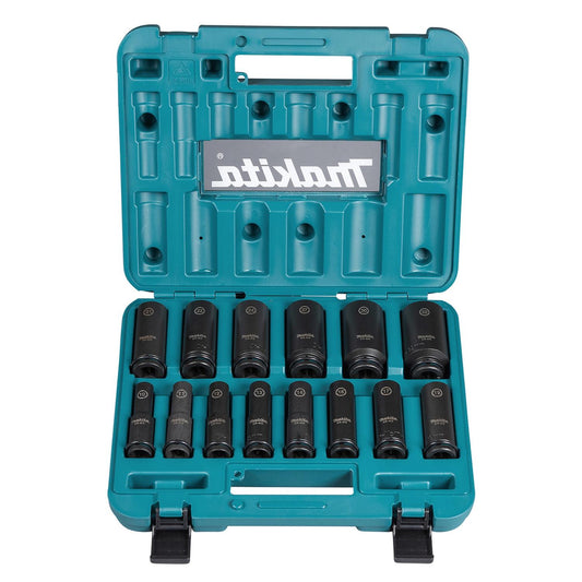 Juego Dados Impacto 1/2'' 14 Pzas - Makita - Herram.cl