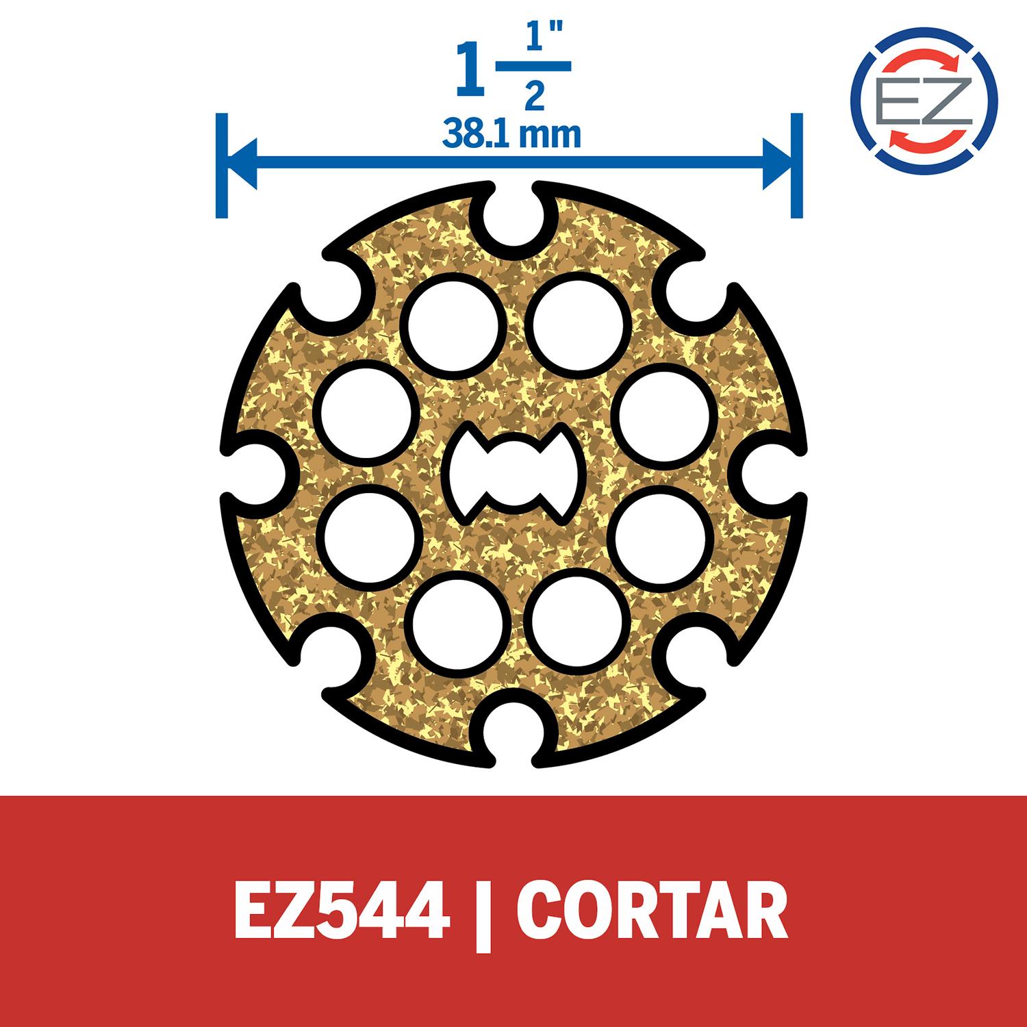 Disco De Corte De Carburo EZ Lock 38,1mm (EZ544) - Dremel - Herram.cl