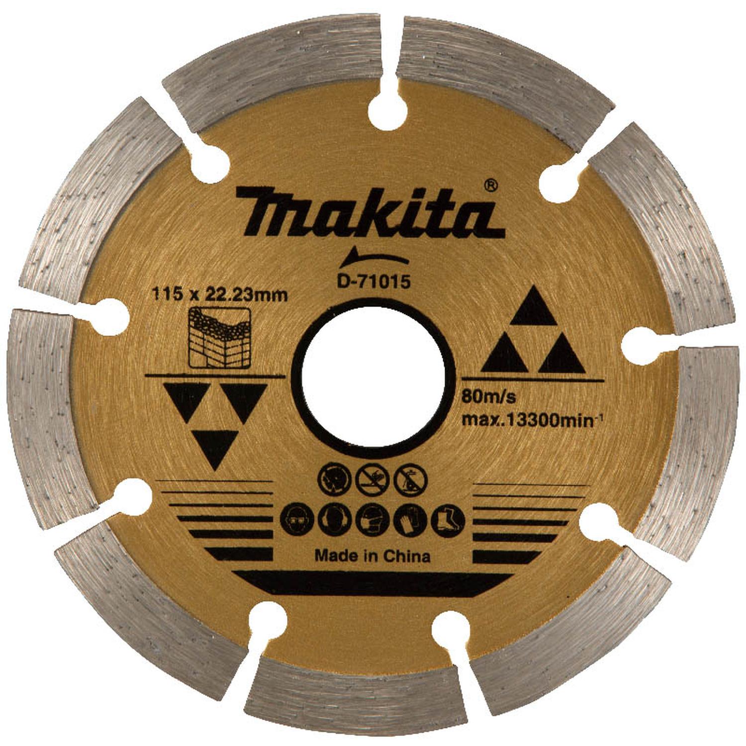 Disco Diamantado Para Concreto 4 1/2'' Segmentado - Makita - Herram.cl