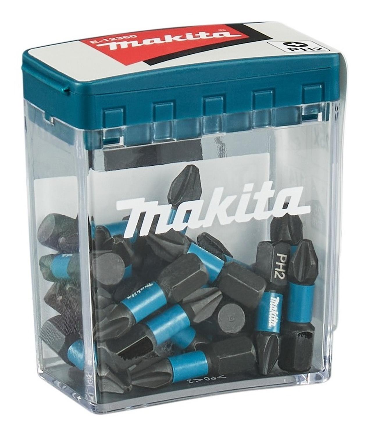 Pack 25 Puntas Impact Black PH2 - 25mm - Makita - Herram.cl