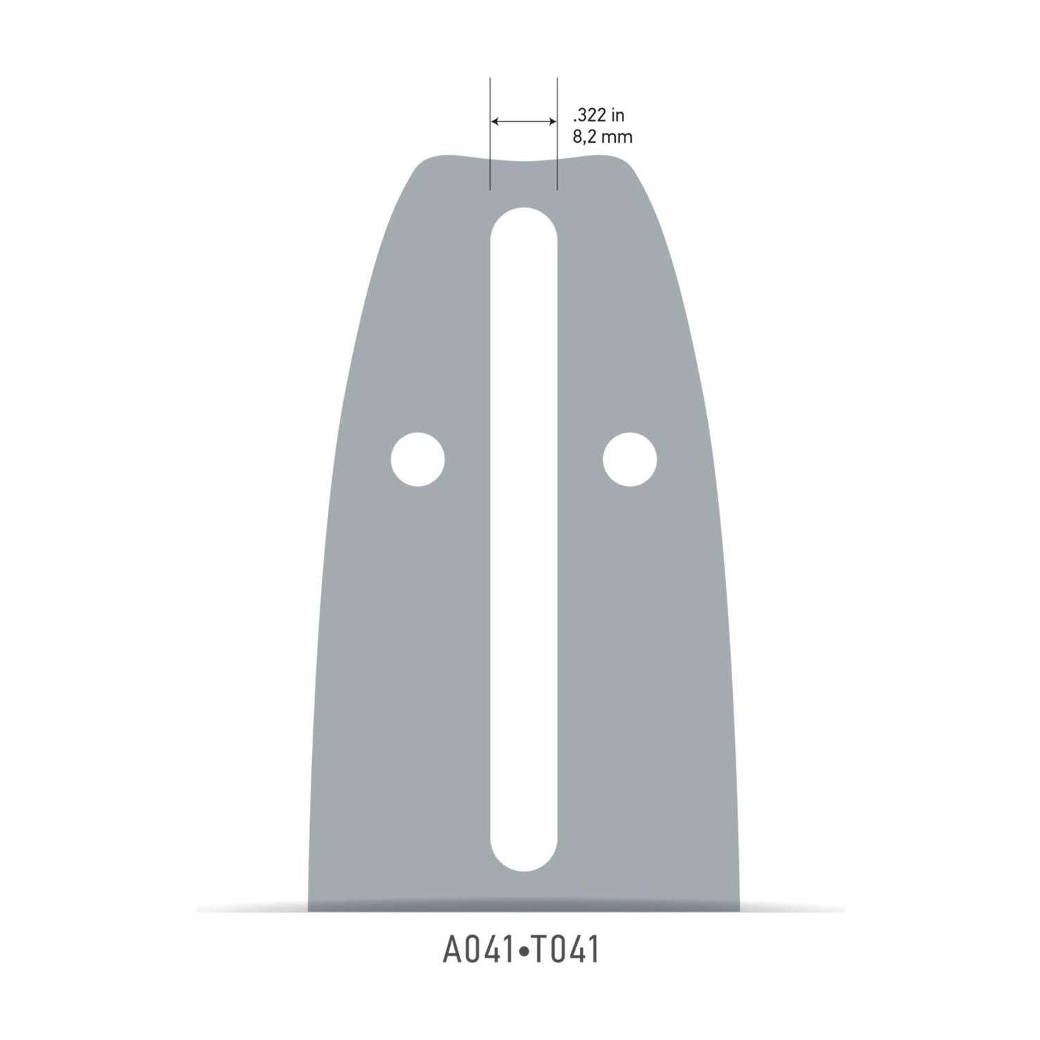 Espada AdvanceCut 16''/1,3mm/3/8''/56 Eslab - Oregon - Herram.cl