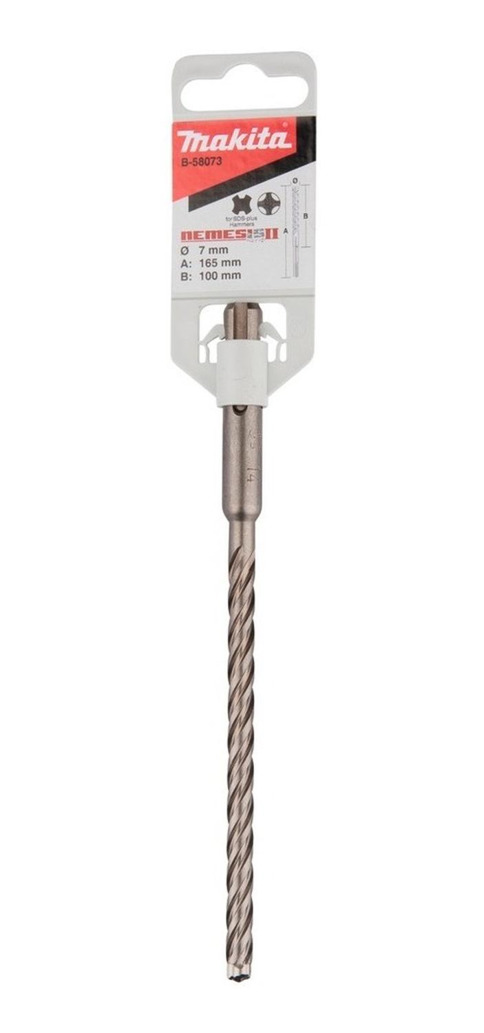 Broca SDS - Plus Nemesis II 7x165mm (4 Filos) - Makita - Herram.cl