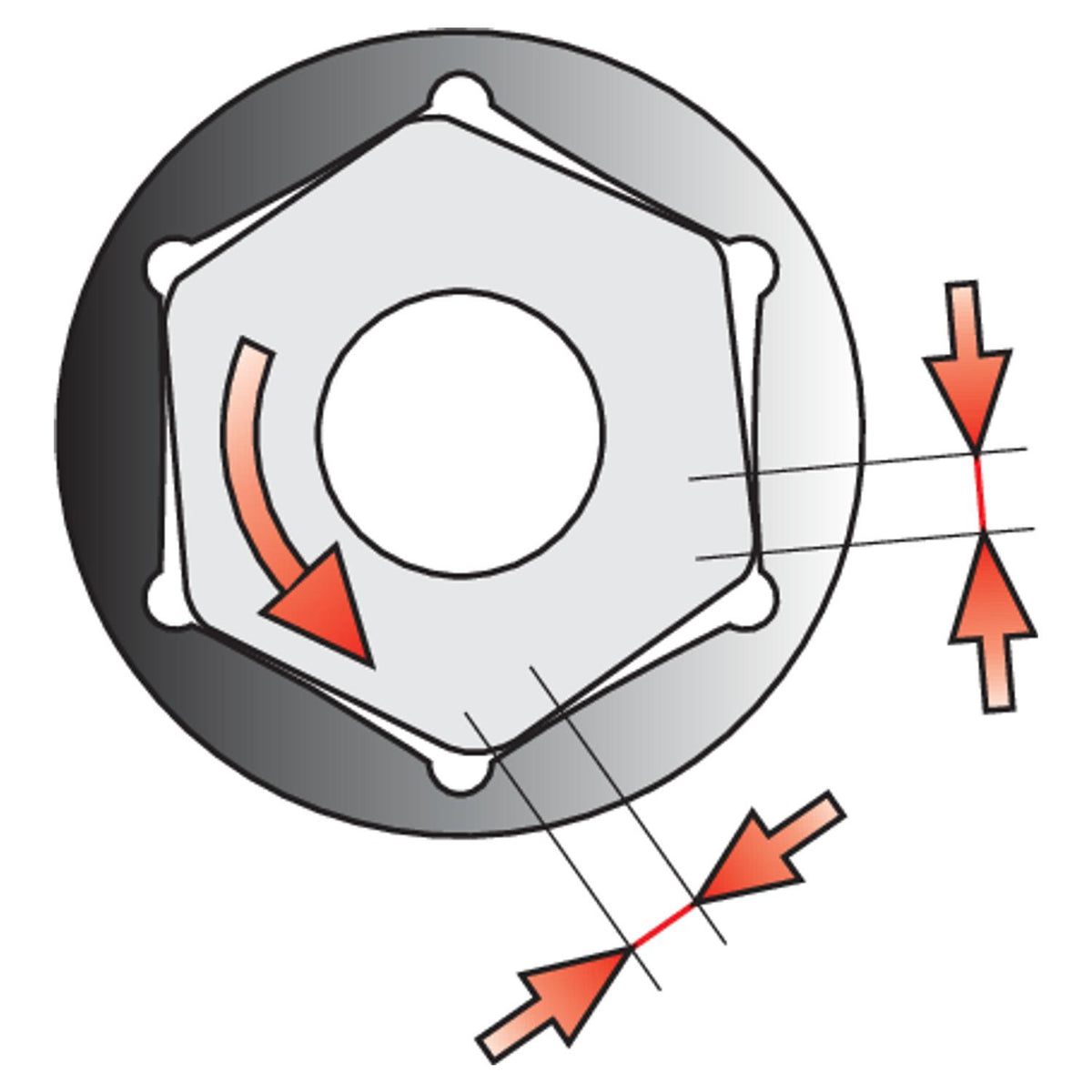 Dado Hexagonal 42 mm Encastre 3/4'' Yato YT-1319 - Herram.cl