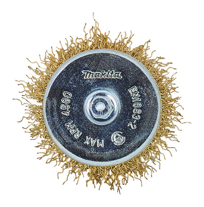 Grata Copa Latón Ondulado 50mm (2'') Toma 1/4'' Hex - Makita - Herram.cl