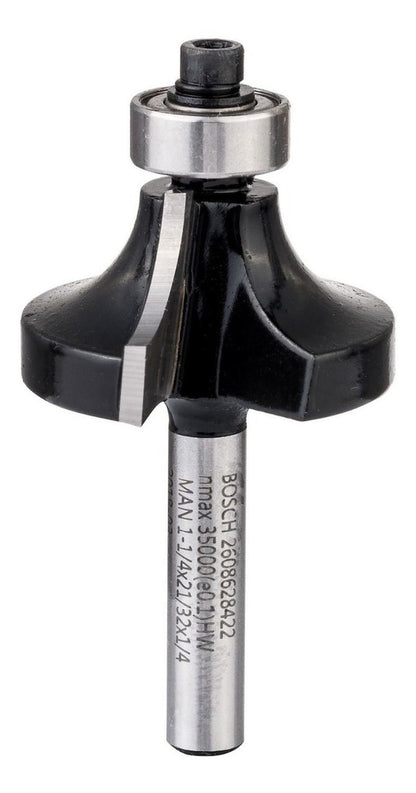 Fresa Redonda 1/4 , R9,5mm, D31,8mm, L16,2mm, G57mm - Herram.cl