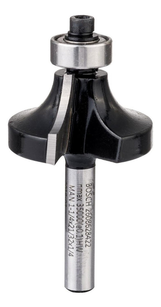 Fresa Redonda 1/4 , R9,5mm, D31,8mm, L16,2mm, G57mm - Herram.cl