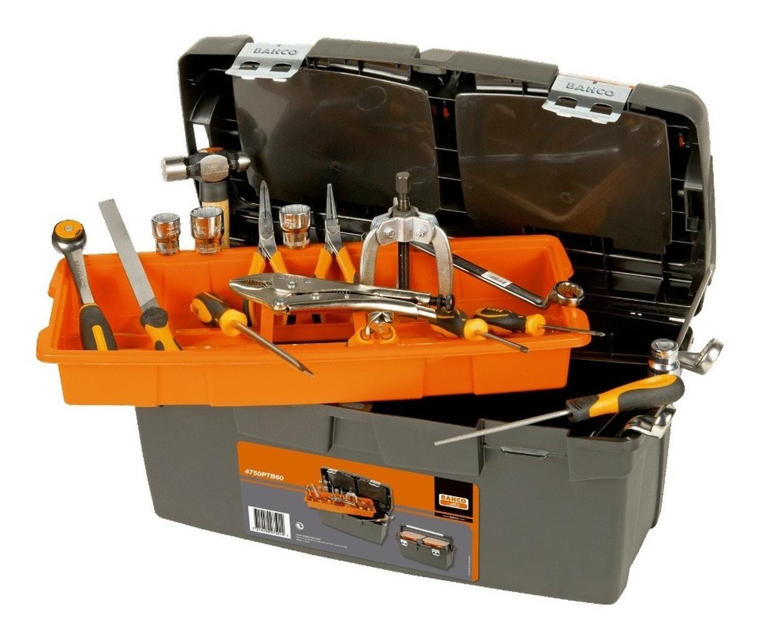 Cajas De Herramientas De Plástico Heavy Duty 600mm - Bahco - Herram.cl