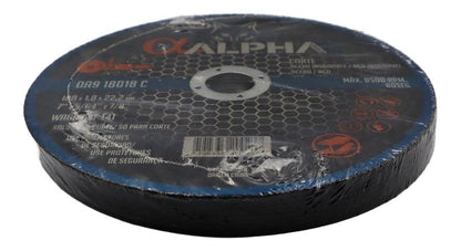 Pack 10 Discos De Corte Inox 7''x1,8x22,2mm - Alpha Pro - Herram.cl