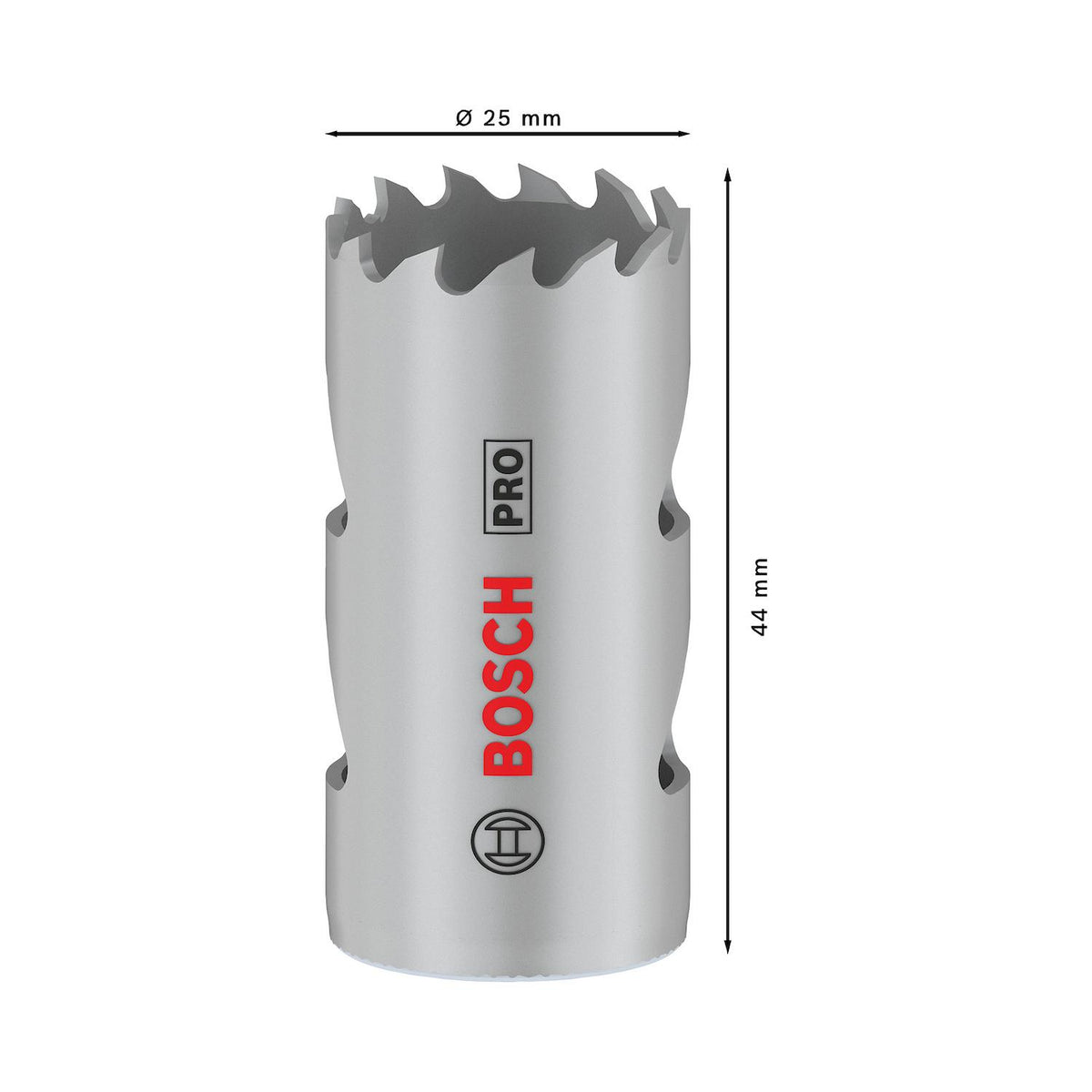 Sierra Copa PRO Bosch Multi Material 8% Co Ø25mm (1'') - Herram.cl
