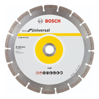 Disco Diamantado Segmentado Universal 230x2,6mm - Bosch - Herram.cl