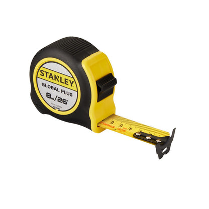 Huincha De medir Global Plus - 8m/26' - Stanley - Herram.cl