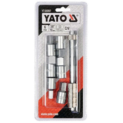Juego De Dados Tapón Aceite 3/8'' 6 Pzas - Yato - Herram.cl