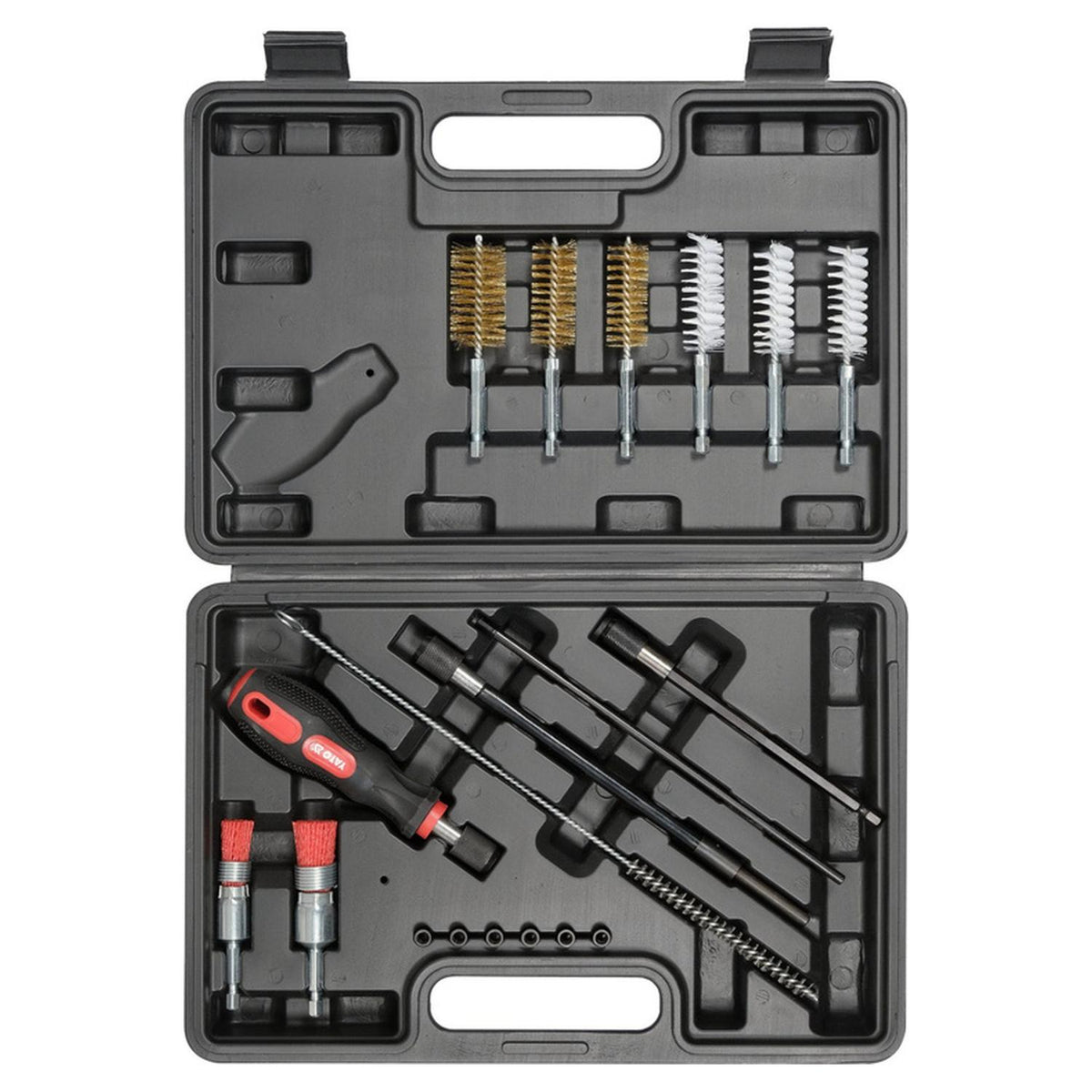 Kit Limpieza Asientos Inyectores YATO YT-17623 19 Piezas - Herram.cl