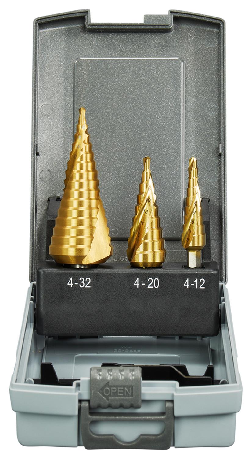 Set Brocas Escalonadas Espiral Titanium 3 PZAS. - Makita - Herram.cl