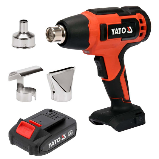 Pistola de calor inalámbrica 18V 550 °C 1 Bat. 2 Ah - Yato - Herram.cl