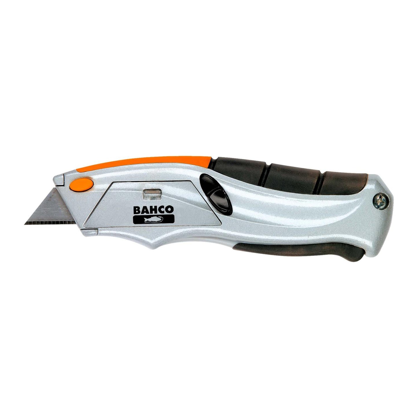 Cutter Retractil multiuso con mango de Caucho - Bahco - Herram.cl