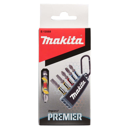 Juego 5 Puntas Impact Premier PH2/PZ2/PZ3/T25/T30 - Makita - Herram.cl
