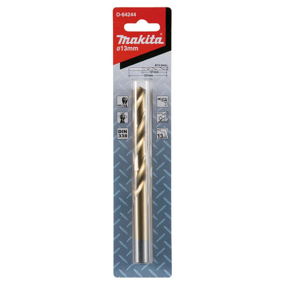 Broca Metal HSS-Tin 13x151mm - Makita - Herram.cl