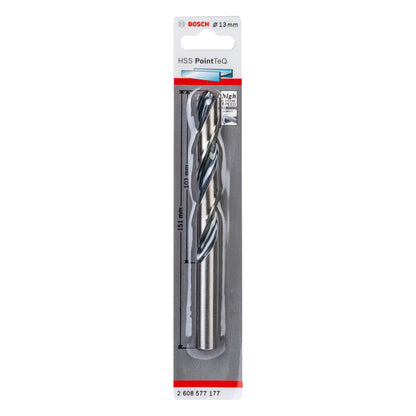 Broca Metal HSS PointeQ - 13.0mm - Blister - Bosch - Herram.cl