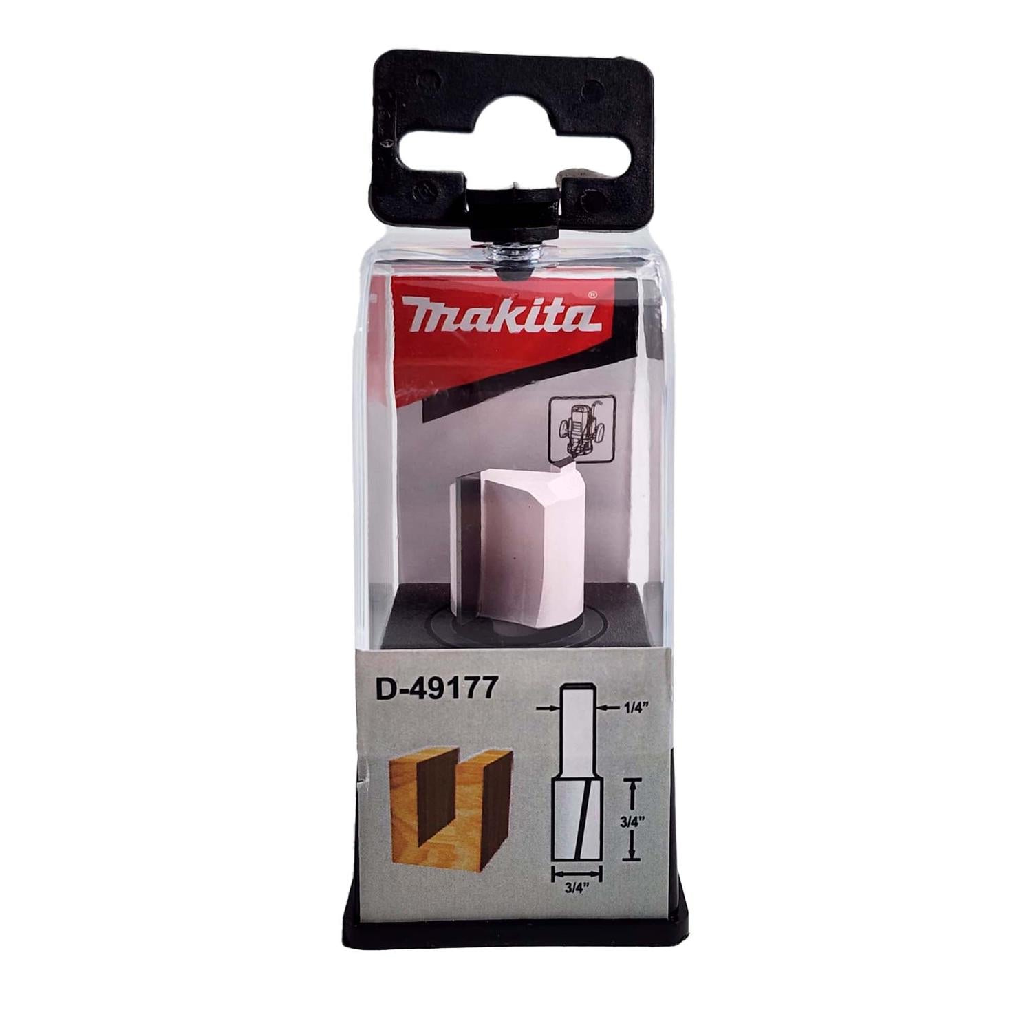 Fresa Recta 2 Filos 3/4''x3/4x2'' Toma 1/4'' - Makita - Herram.cl
