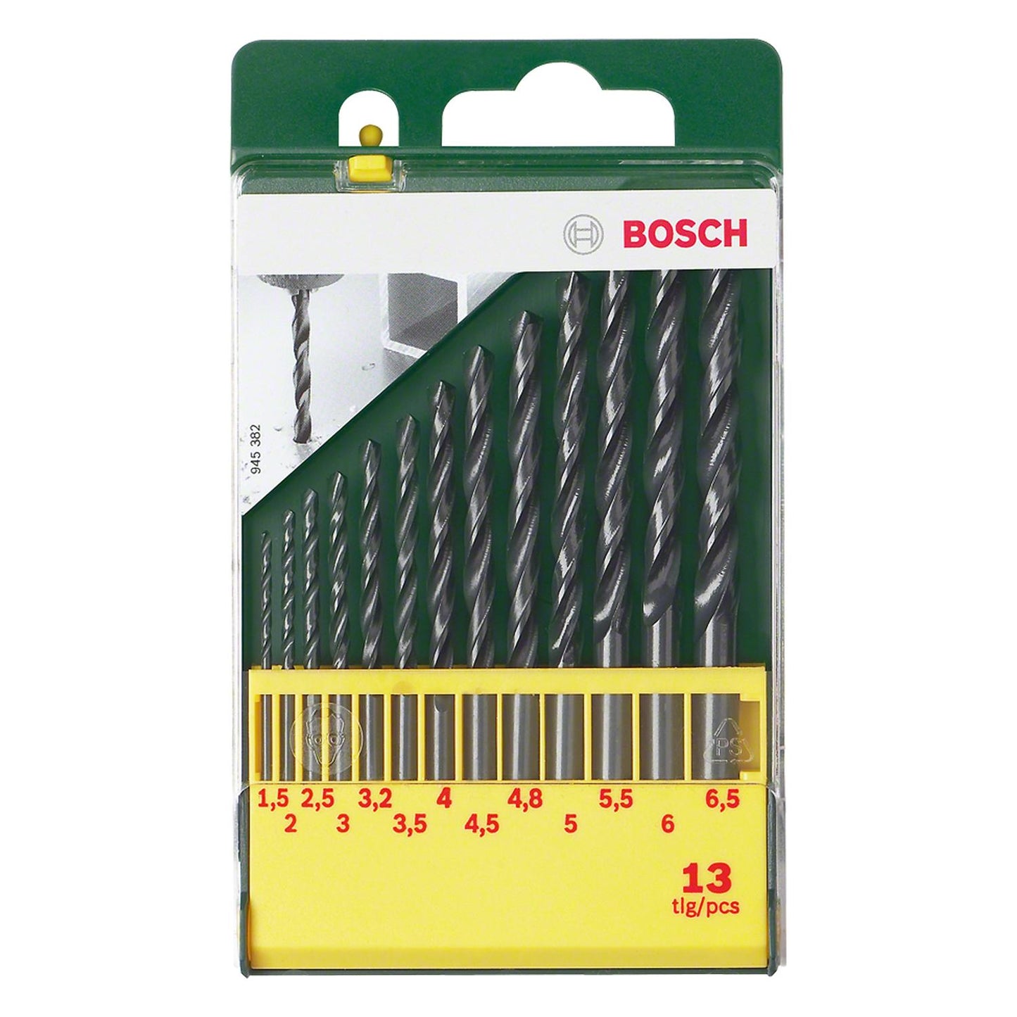Juego Brocas para metal HSS - R (1,5 - 6,5mm)13 Pzas - Bosch - Herram.cl