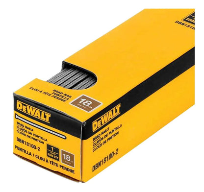 Caja De 2500 Clavos De Puntilla 18ga 1'' DBN18100 - 2 - DeWALT - Herram.cl