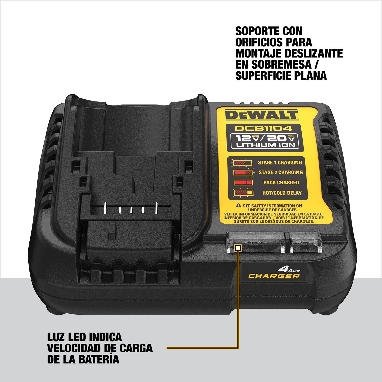 Kit 2 Baterías 20V Max. 5.0 / 2.0 Ah+Cargador+Bolso - DeWALT - Herram.cl