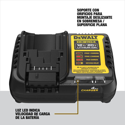 Kit 2 Baterías 20V Max. 5.0 / 2.0 Ah+Cargador+Bolso - DeWALT - Herram.cl